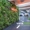 Green Panels de Vistagreen : murs végétaux artificiels pour le bureau et l’intérieur