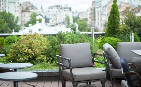 Votre terrasse de toit au vert !